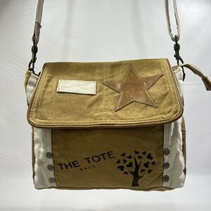 Leather Star Shoulder Bag, Adjustable Handle, Canvas Crossbody Bag Heart Tree